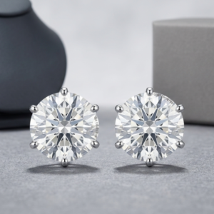 Cubic Zirconia Tops With 2 Tone Rhodium Plating VPE008213